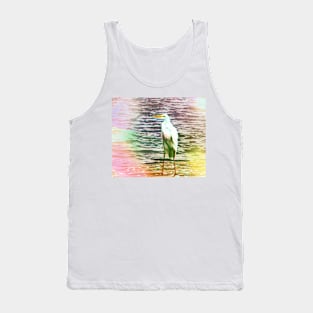 Crane on Lake Pontchartrain Tank Top